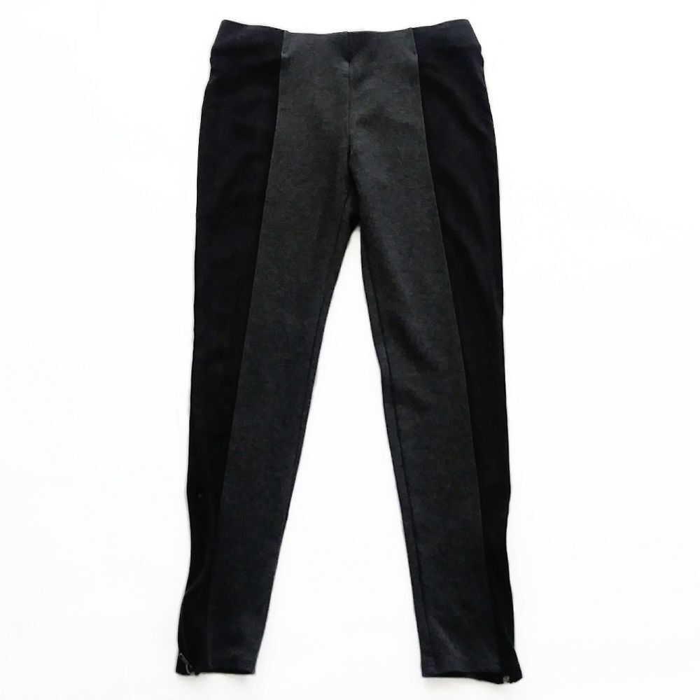 NORDSTROM  WOMEN'S LEGGINGS SIZE Small, ANKLE ZIP, PULL ON, COLOR BLOCK